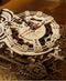Houten 3D puzzel voor volwassenen | Uil klok | Mechanisch | Vrije tijd | Educatief | Ontspanning | Tot rust komen | Robotime | Model bouwpakket | Uilenklok