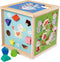 Houten Activiteitenbox met Vormen