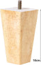 houten bankpoten, 4 stuks 10 cm vervangende meubelpoten met montageplaten en schroeven, voor bank, bed, kast, bank, poef