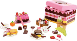 Houten Box met zoetigheid - Accessoires voor speelkeuken
