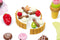 Houten Box met zoetigheid - Accessoires voor speelkeuken