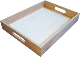 Houten dienblad recht 32,2 x 25 x 5,1cm