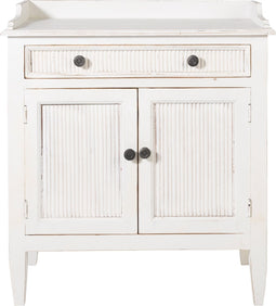 Houten Dressoir Medium Wit - Commode & Opbergkast Hout -