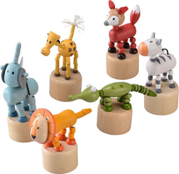 Houten Drukfiguur Jungle Dieren