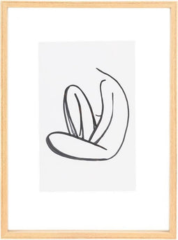 Houten fotolijst Floating frame Aesthetic L naturel