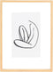 Houten fotolijst Floating frame Aesthetic L naturel