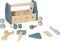 Houten Gereedsschapskist Blauw