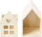 Houten Huis met Lade, 10,8cm