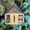Houten Insectenhotel in huisjesvorm degelijk - 18x10x21cm
