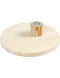 Houten Kandelaar 16 Cm grenen Blank Per Stuk