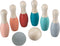 Houten Kinder Bowlingset Pastel