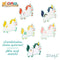 Houten Kinderpuzzel Mr. Wonderful Eenhoorn + 3 jaar 3 Onderdelen (12 Stuks)