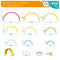 Houten Kinderpuzzel Woomax Regenboog 11 Onderdelen 2 Stuks
