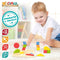 Houten Kinderpuzzel Woomax Vormen + 12 Maanden 16 Onderdelen (6 Stuks)