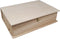 Houten kist boekvorm - L 35,5 CM x B 25,3 CM x H 9,7 CM