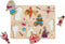 Houten knopjes/noppen speelgoed puzzel circus thema 30 x 22 cm - Educatief speelgoed voor kinderen