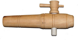 Houten Kraan voor regenton, Eiken, groot model, aansluitdiameter 36mm