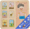Houten Lagenpuzzel Lichaam, 19dlg.