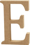 Houten Letter E 8 Cm