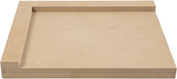 Houten Linoleumhouder Rechtshandig, 29x25cm