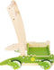 Houten Loopwagen Krokodil