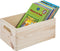 Houten opbergbox den naturel 40x30x14H cm