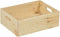 Houten opbergbox den naturel 40x30x14H cm