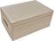 Houten opbergkist met klepdeksel L 29,5 CM x B 19,5 CM x H 12,9 CM
