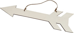 Houten Pijl met Hanger Triplex, 38cm