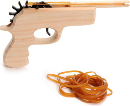 Houten Pistool met Elastiek