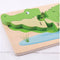 Houten puzzel 3D krokodil - BigJigs