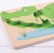 Houten puzzel 3D krokodil - BigJigs