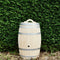 Houten Regenton - 100 Liter Kastanje + Chromen kraan / Handvat