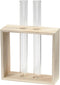 Houten Rek met Reageerbuizen, 3dlg.