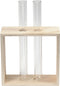 Houten Rek met Reageerbuizen, 3dlg.