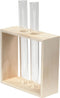 Houten Rek met Reageerbuizen, 3dlg.