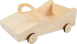 Houten ronde bierdraagtray - Cadeauverpakking - Hout - 6 flessen