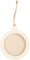 Houten Ronde Lijst Hanger 8cm, 24st.