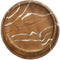 Houten schalen Cream (2-delig)