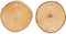 Houten schijven met gat, d: 35-45 mm, dikte 7 mm, 500 gr