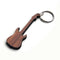 Houten Sleutelhanger – Elektrische Gitaar – Walnoot