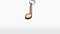 Houten Sleutelhanger – Muzieknoot – Walnoot & Esdoorn