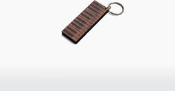 Houten Sleutelhanger – Piano – Walnoot & Wengé