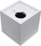 Houten spaarpot vierkant - Wit - L 8,7 CM x B 8,5 CM x H 8,6 CM
