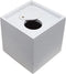 Houten spaarpot vierkant - Wit - L 8,7 CM x B 8,5 CM x H 8,6 CM