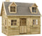 Houten speelhuisje Milan (SwingKing) | Luxe kinderhuisje met vide voor Buiten in de Tuin | Voor kinderen vanaf 3 jaar | FSC hout
