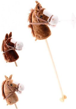Houten Stokpaard met Geluid