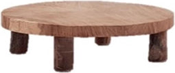 Houten tableau op pootjes - doorsnee 30 cm
