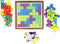 Houten Tangram Puzzel Regenboog Set, 64dlg.