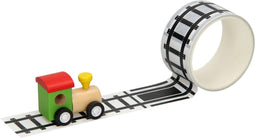 Houten Trein met Wegtape, 8mtr